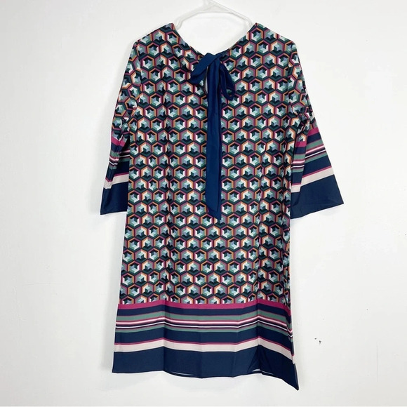 Karakorum Dress Womens Size Medium Blue Multicolor Geometric Shift - Picture 2 of 10